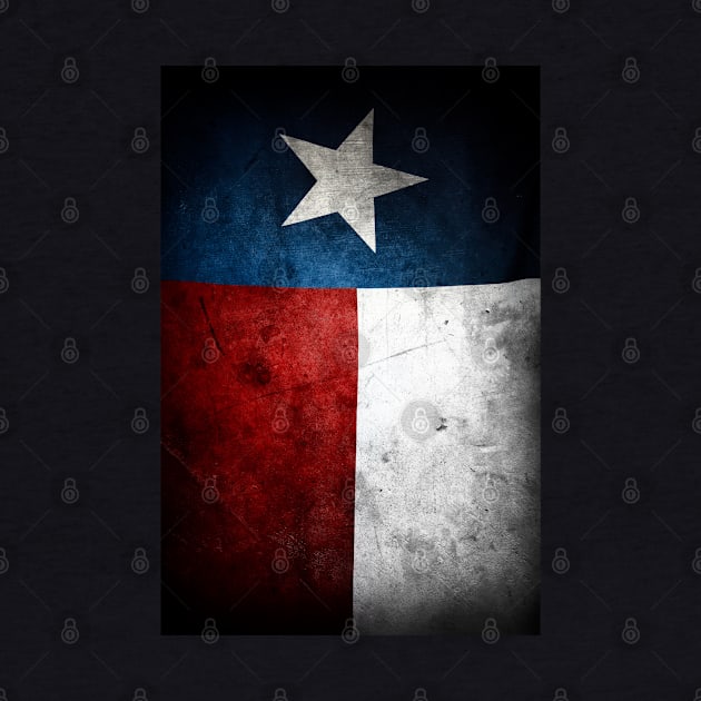 Distressed Texas State Flag by tantodesign